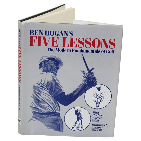 Ben Hogan Signed 1985 Ben Hogans Five Lessons Book JSA ALOA