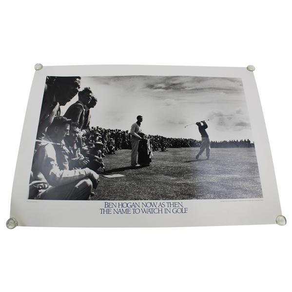 Ben Hogan at Carnoustie Now, AS Then, The Name To Watch In Golf Poster