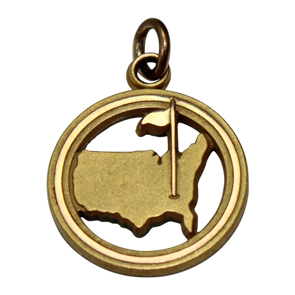 Augusta National Golf Club Masters 10k Gold Filled Jostens Pendant