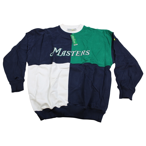 Classic Masters Tournament Navy/Green/White Sweatshirt with Original Tag - Unworn