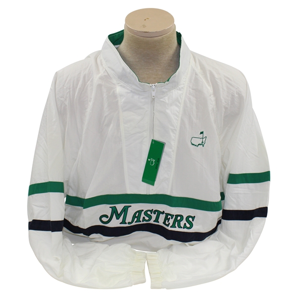 Classic Masters Block Letter Half-Zip Windshirt by Slazenger with Original Tag - Unworn