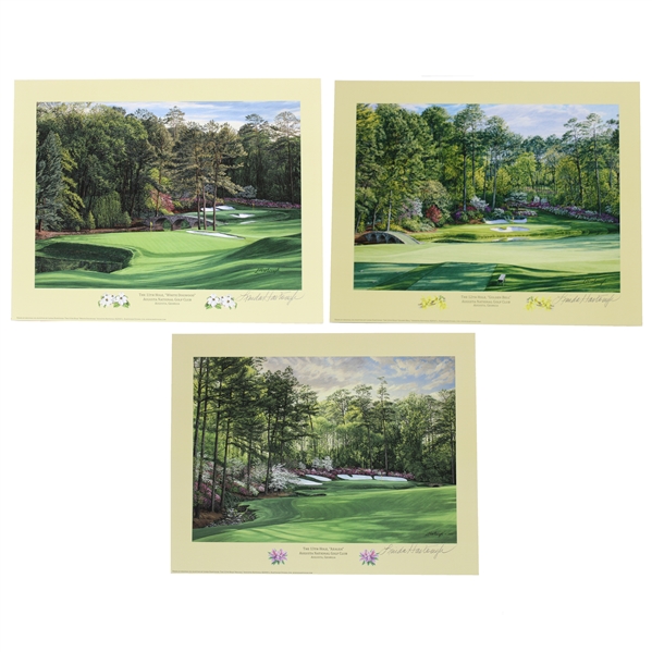 Augusta National Holes 11, 12, & 13 Prints from Originals Signed by Artist Linda Hartough