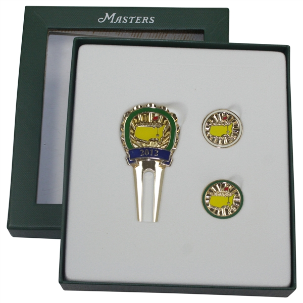 Lot Detail - 2012 Masters 'Starburst' Divot Tool Set with Ball