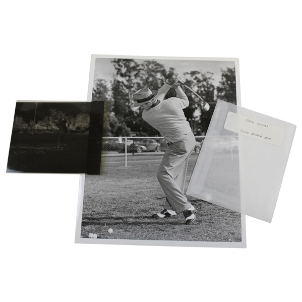 Sam Snead Long Beach 1949 Pre-Swing Alex J. Morrison Photo with Original Negative