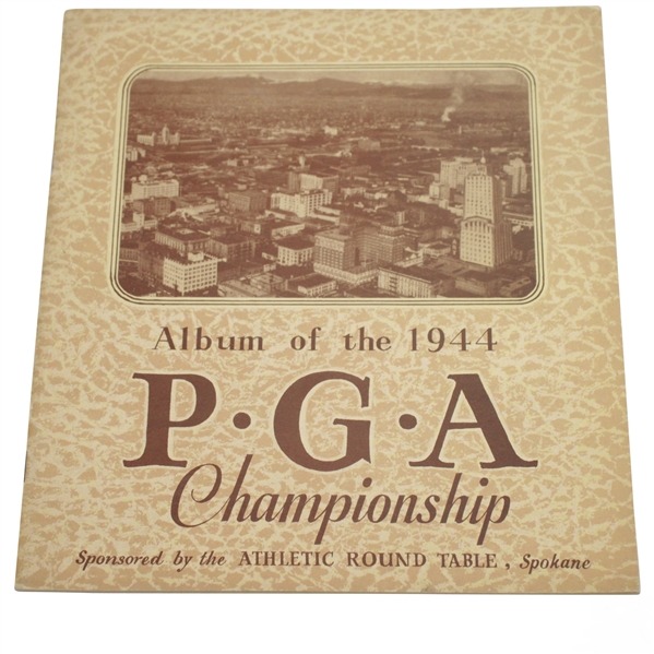 1944 PGA Championship at Manito G&CC Program - Bob Hamilton Winner