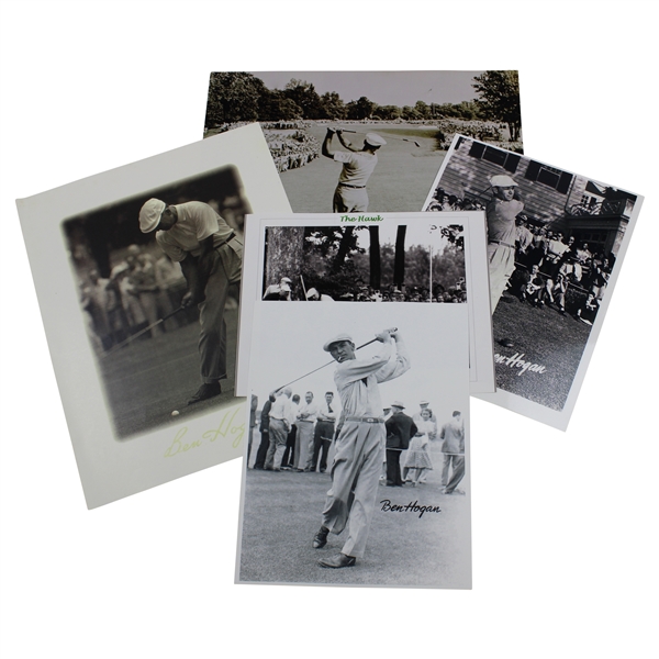 Five (5) Miscellaneous Ben Hogan Replica/Copies Images - Various Sizes