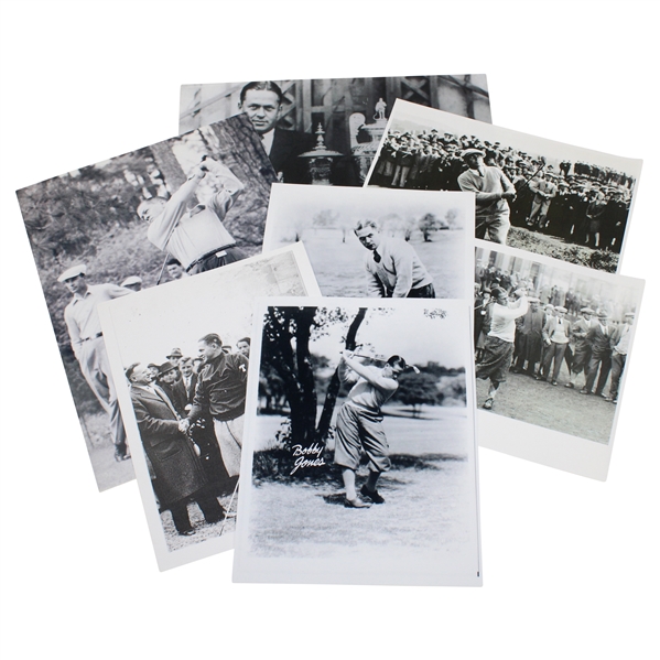 Seven (7) Miscellaneous Bobby Jones Replica/Copies Images - Various Sizes