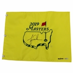 Tiger Woods Signed 2019 Masters Embroidered Flag UDA #965/1000 #BAM150429