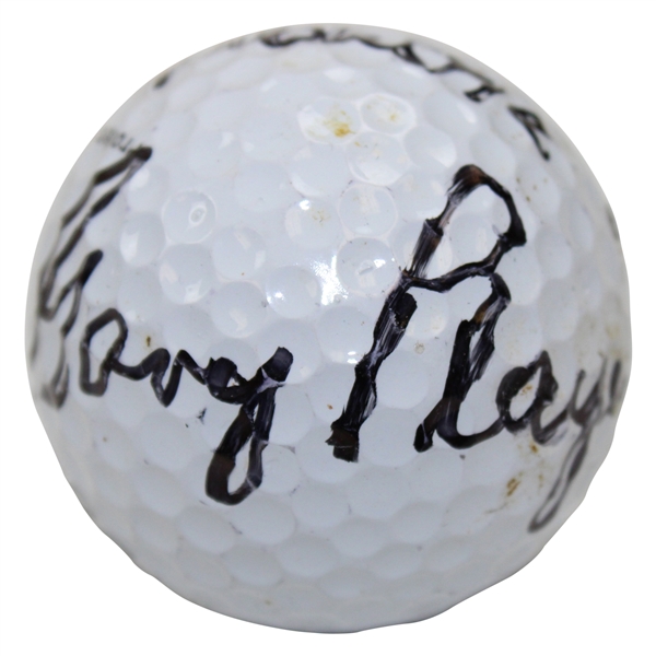 Gary Player Signed 1999 Carnoustie Used Golf Ball with Letter JSA ALOA