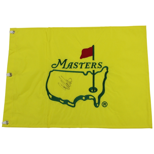 Craig Stadler Signed Undated Masters Embroidered Flag JSA ALOA