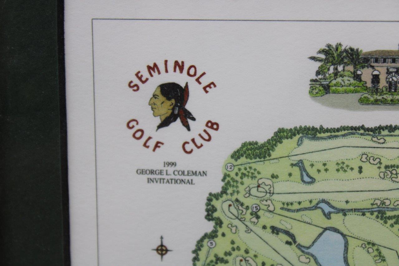 Lot Detail Seminole Golf Club 1999 L. Coleman Invitational