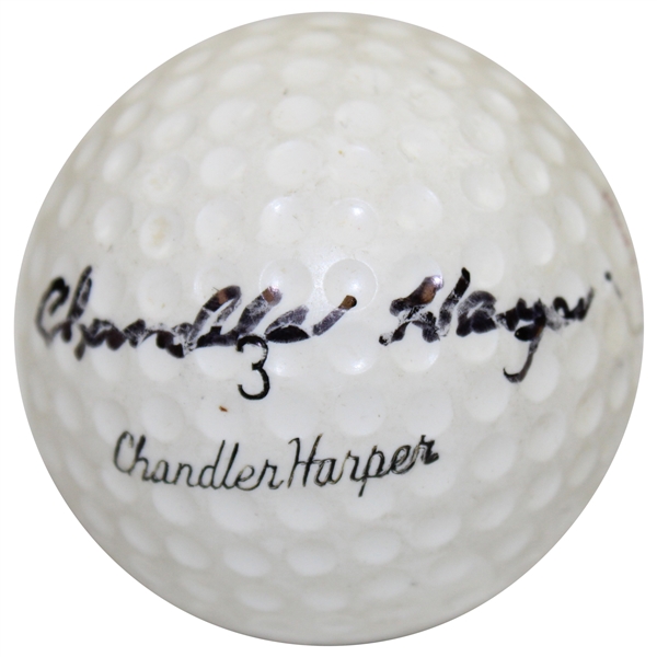 Chandler Harper Signed Chandler Harper Model Golf Ball JSA ALOA