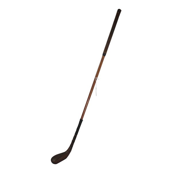 No Name Long-nosed putter with trademark.  Spliced