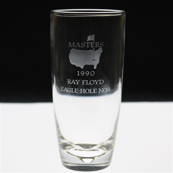 Ray Floyd's 1990 Masters Tournament Hole No. 8 Steuben Crystal Eagle Glass