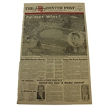 1960 'Arnold Palmer Wins' The Denver Post Sunday Edition - US Open Cherry Hills 