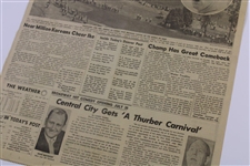 1960 'Arnold Palmer Wins' The Denver Post Sunday Edition - US Open Cherry Hills 