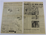 1960 'Arnold Palmer Wins' The Denver Post Sunday Edition - US Open Cherry Hills 