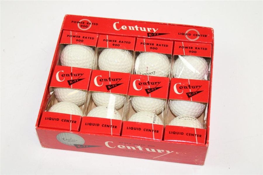 Classic Century K-77 Dozen Golf Balls in Original sleeves - Unopened