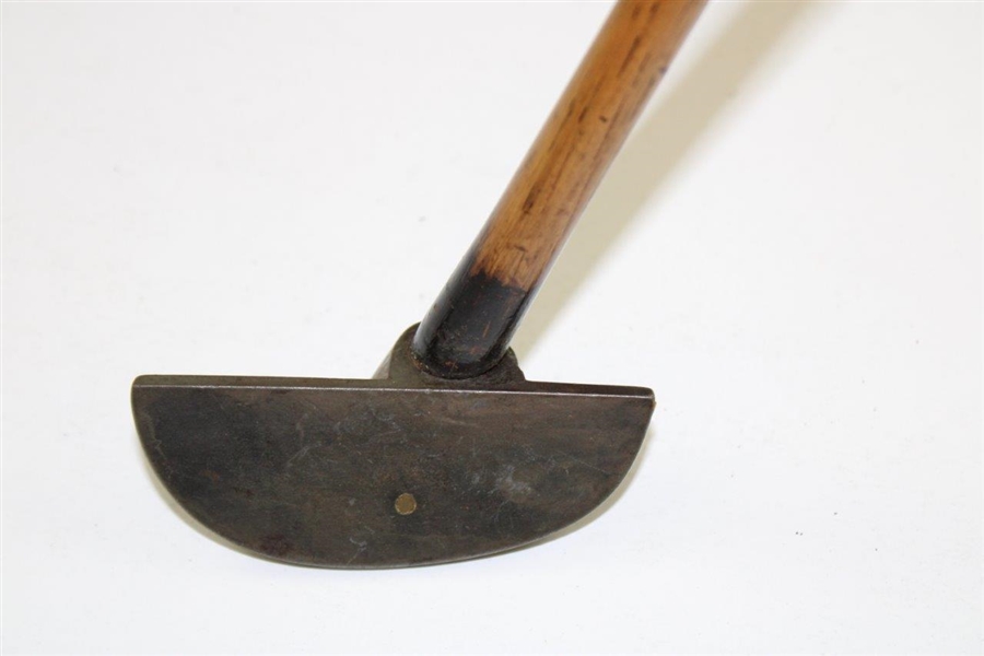 Circa 1892 Robert Anderson & Sons Crescent Head Patent Iron - First Patent for Center-Shafted Club