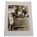 Bobby Jones Post-Swing Golf Swing with Knickers Circa 1920s Original Photograph 