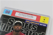 Tiger Woods 1997 Sports Illustrated '4th Cover Appearance of Tiger' No Label 10/16/97 - SNC #075709 Mint 9
