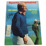 Jack Nicklaus Signed 1972 Sports Illustrated Two Down Two To Go Magazine - June 26th JSA ALOA