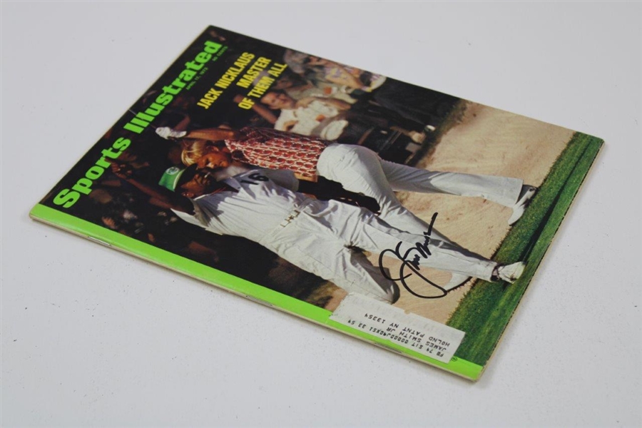 Jack Nicklaus Signed 1972 Sports Illustrated 'Masters of Them All' Magazine - April 17th JSA ALOA