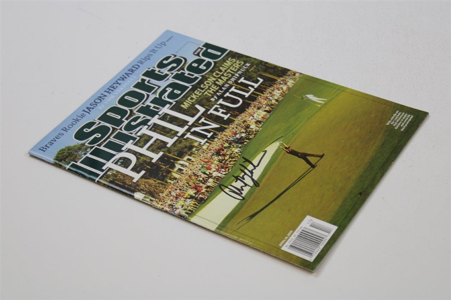 Phil Mickelson Signed 2010 Sports Illustrated Magazine - April 19th JSA ALOA