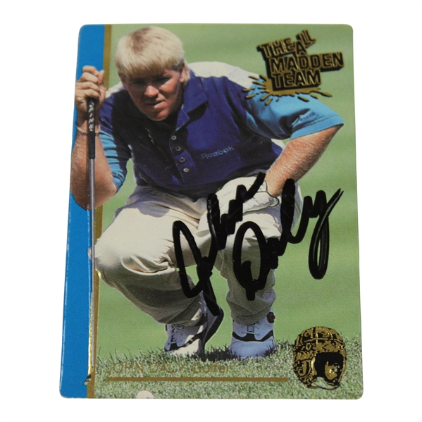 John Daly Signed The All Madden Team Golf Card - Golfer/Kicker JSA #UU28287