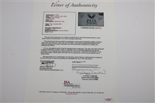 Tiger Woods & Jack Nicklaus Signed 2000 PGA at Valhalla Flag - Tiger Slam JSA #B47338