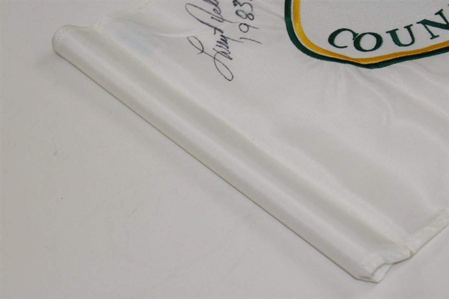 Larry Nelson Signed Oakmont Country Club Embroidered Flag with '1983 US Open' JSA ALOA