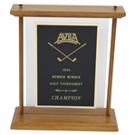 1993 Avila Member Member Golf Tournament Champion Trophy - Charles Bridges Collection