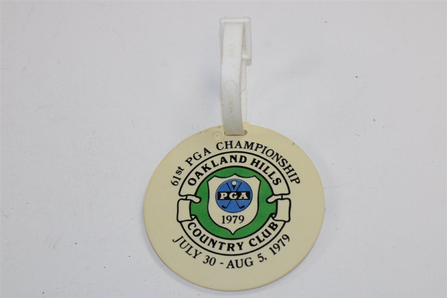 Chi-Chi Rodriguez's 1979 PGA Championship at Oakland Hills CC Contestant Bag Tag