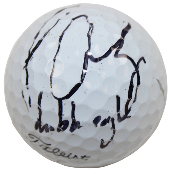 Louis Oosthuizen Signed Masters Logo Golf Ball with Double Eagle JSA ALOA