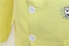 John Daly Signed Personal Hand-Tailored LoudMouth Yellow Lion Logo Themed Sport Coat JSA ALOA
