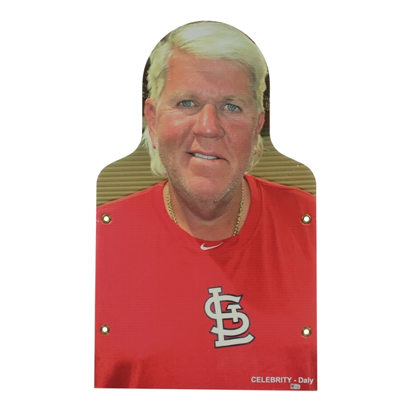 John Daly's Personal MLB Official St. Louis Cardinals Coronavirus Celebrity Stadium Seat Cutout #VS448258