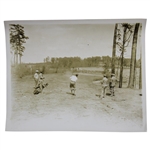 Original Bobby Jones Playing Augusta National Construction Grounds Photo & Negative Never Seen!