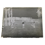Original Bobby Jones Playing Augusta National Construction Grounds Photo & Negative Never Seen!