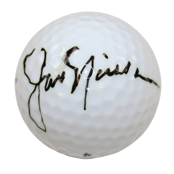 Jack Nicklaus Signed PGA Senior Championship Logo Golf Ball JSA ALOA