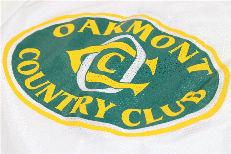 Original Classic Game Used Oakmont Country Club Caddy Bib - Andy