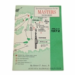 1972 Masters Tournament Official Spectator Guide - Jack Nicklaus Winner