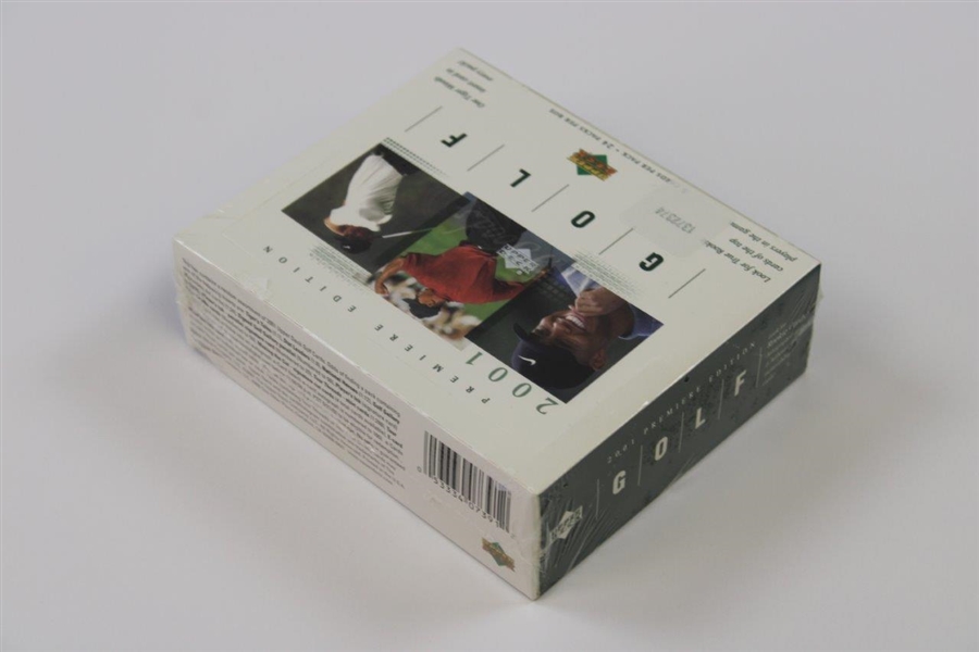 Unopened 2001 Upper Deck Premier Edition Golf Card Hobby Box - Green