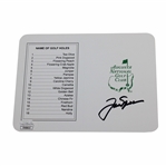 Jack Nicklaus Signed Augusta National Golf Club Scorecard JSA #VV80815