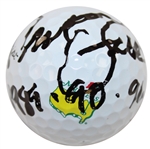 Nick Faldo Signed Titleist Masters Logo Golf Ball with Years Won BECKETT #BB09282
