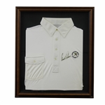 Arnold Palmer Signed Arnold Palmers Latrobe CC White Golf Shirt - Framed JSA ALOA