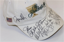 Tiger Woods & Team Signed 2003 The President's Cup Hat - The DiMarco Collection JSA ALOA