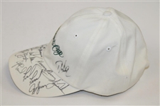 Tiger Woods & Team Signed 2003 The President's Cup Hat - The DiMarco Collection JSA ALOA