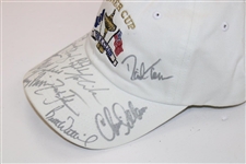 Tiger Woods & Team Signed 2006 Ryder Cup at The K Club Hat - The DiMarco Collection JSA ALOA