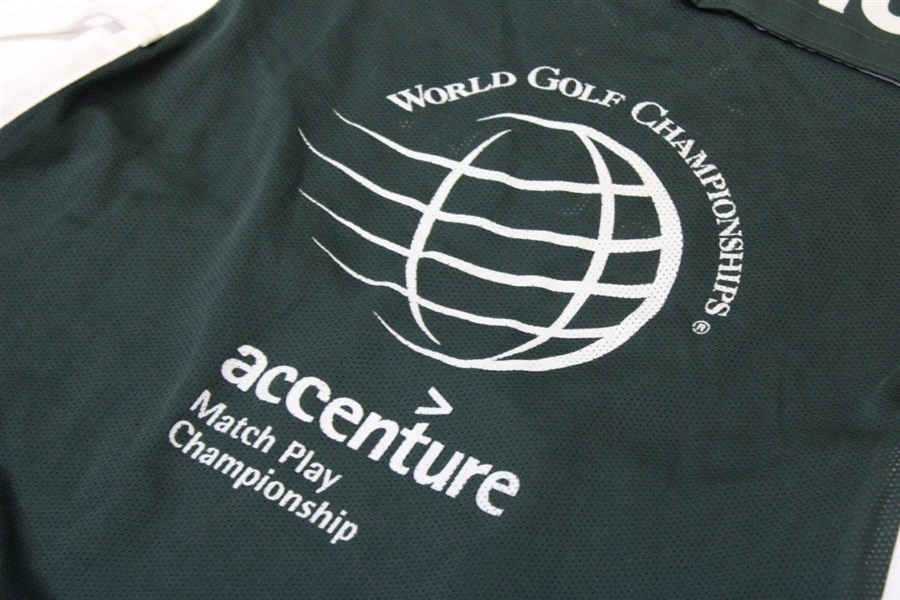 Chris DiMarco's Match Used World Golf Championships Accenture Match Play Caddy Bib