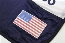 Chris DiMarco's Match Clinching Used 2005 The President's Cup Caddy Bib - Winning Putt!